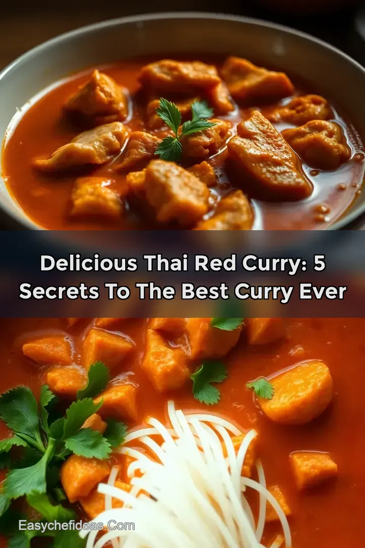 Delicious Thai Red Curry: 5 Secrets to the Best Curry Ever