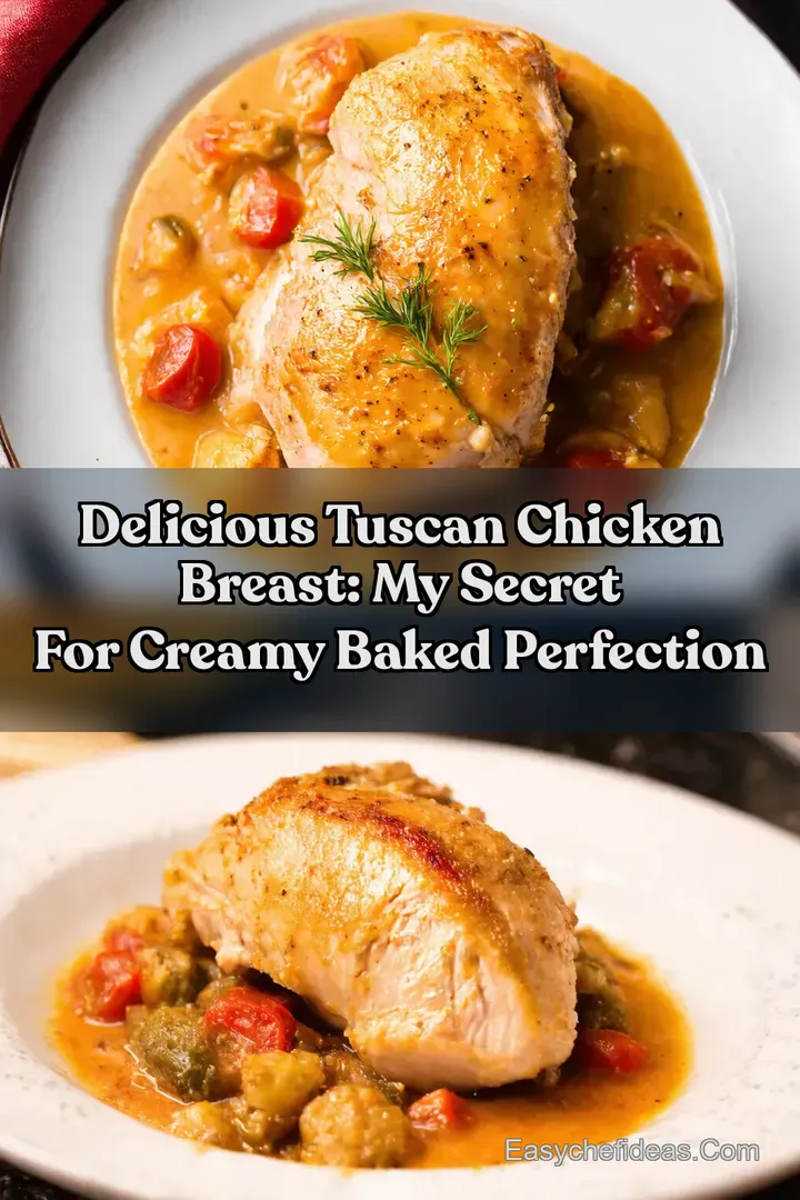 Delicious Tuscan Chicken Breast: My Secret For Creamy Baked Perfection