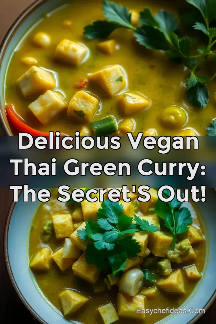 Delicious Vegan Thai Green Curry: The Secret s Out!