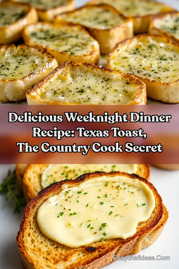 Delicious Weeknight Dinner Recipe: Texas Toast The Country Cook Secret