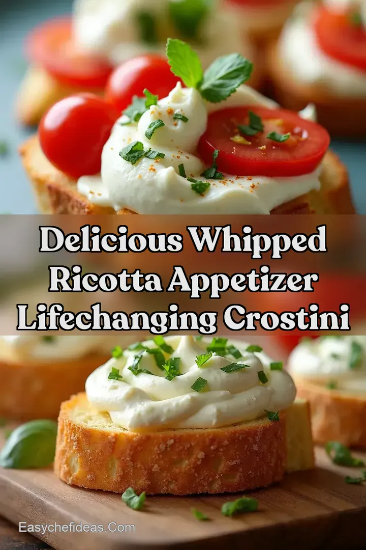 Delicious Whipped Ricotta Appetizer LifeChanging Crostini