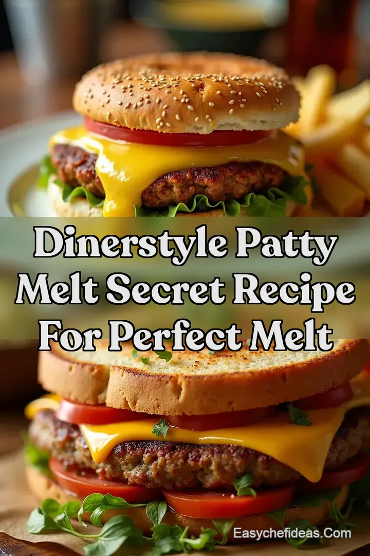 DinerStyle Patty Melt Secret Recipe for Perfect Melt