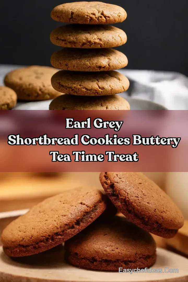 Earl Grey Shortbread Cookies Buttery Tea Time Treat