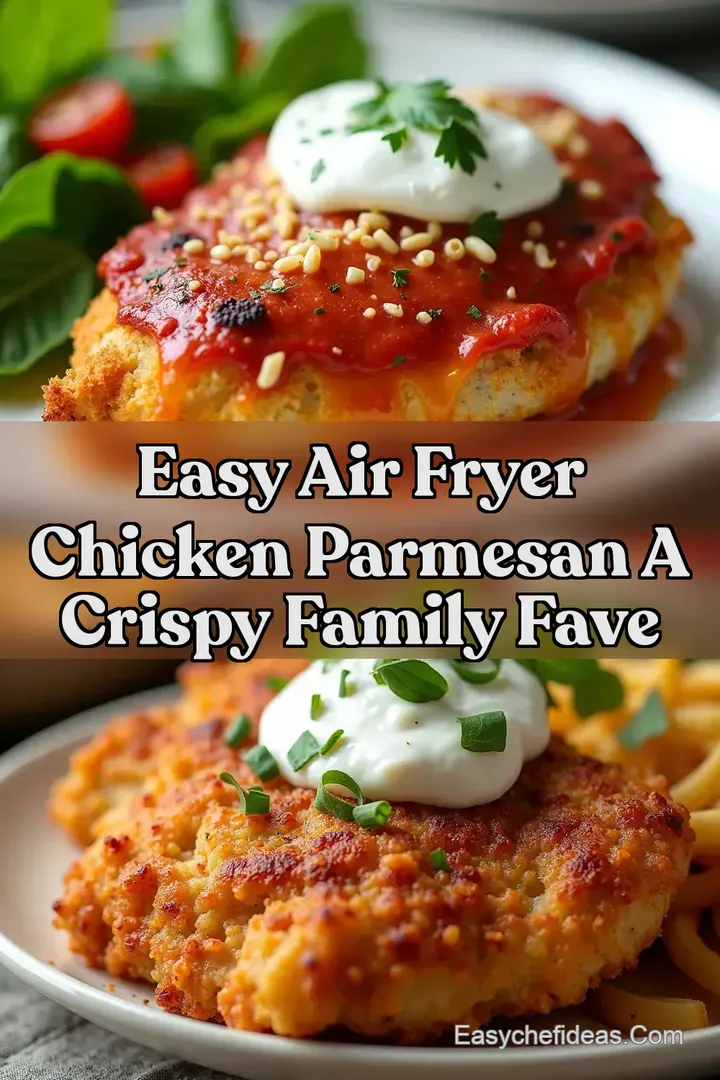 Easy Air Fryer Chicken Parmesan A Crispy Family Fave