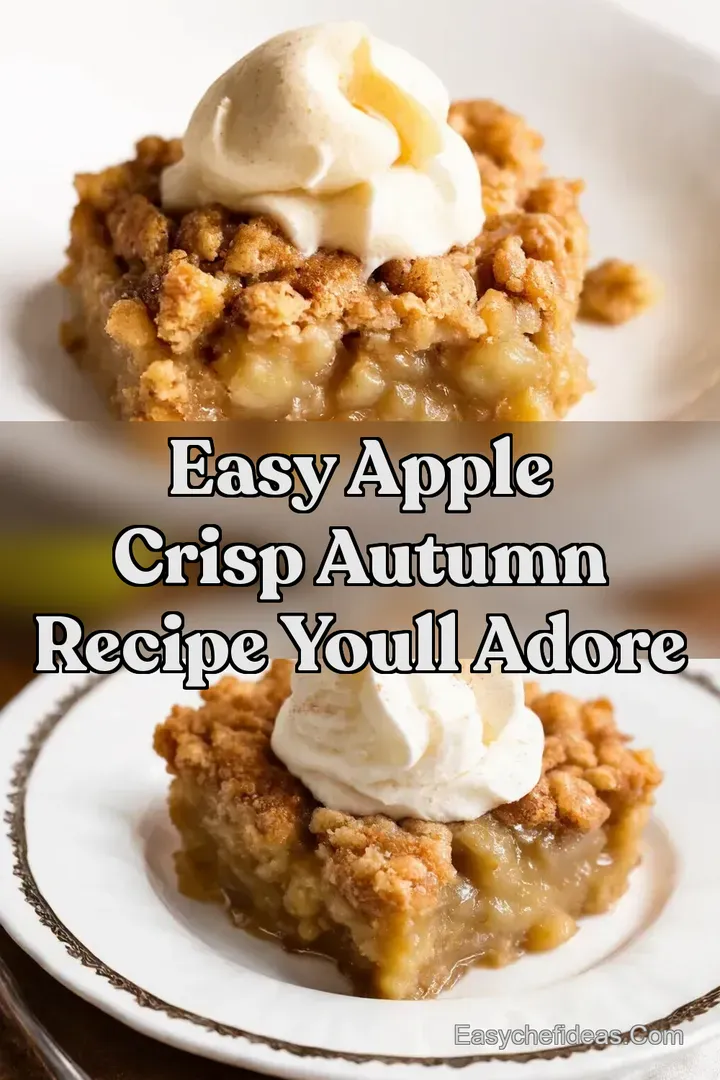 Easy Apple Crisp Autumn Recipe Youll ADORE