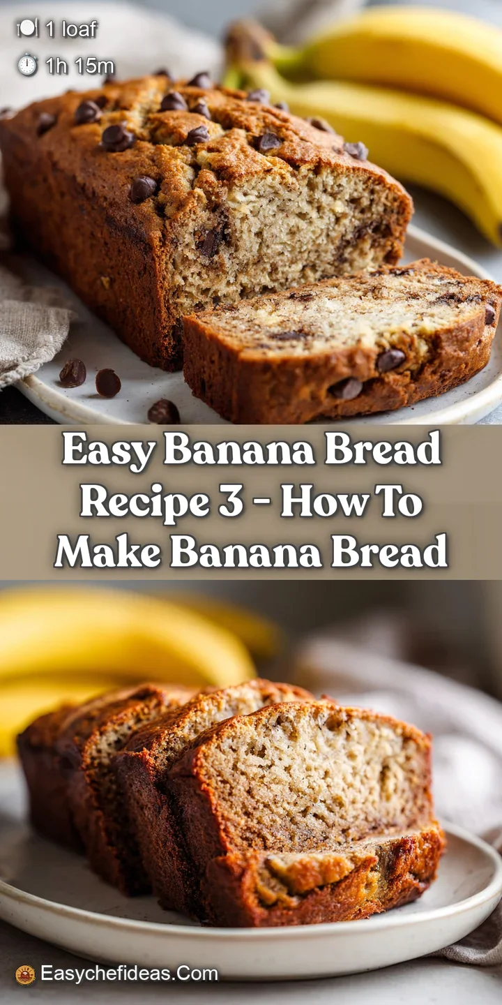 Moist banana bread with a cracked golden crust, showcasing the soft, speckled interior with visible banana pieces.