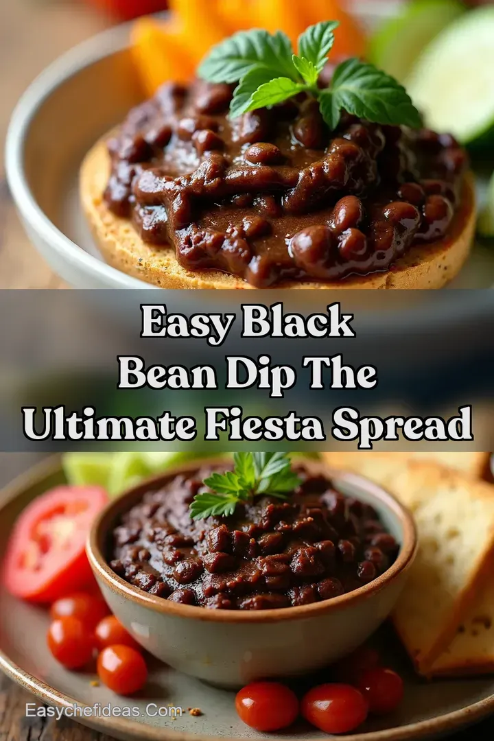 Easy Black Bean Dip The Ultimate Fiesta Spread