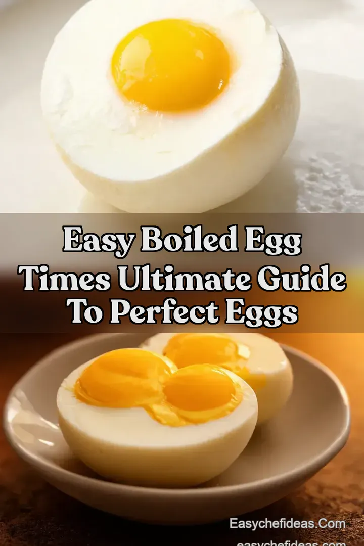 Easy Boiled Egg Times Ultimate Guide to Perfect Eggs