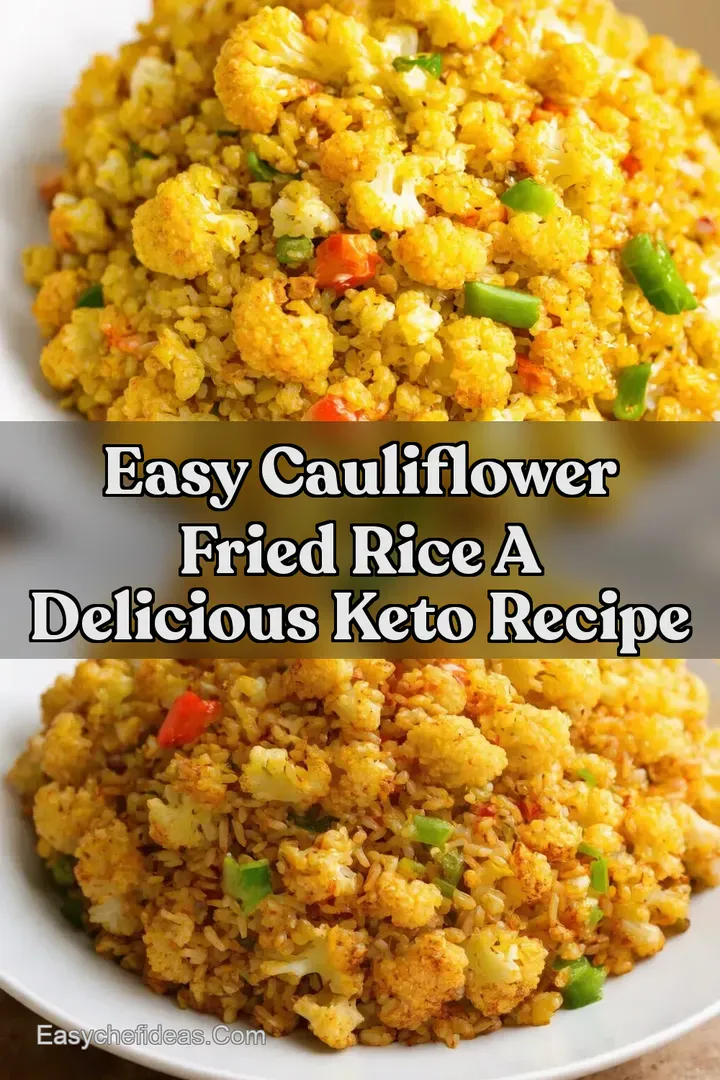 Easy Cauliflower Fried Rice A Delicious Keto Recipe