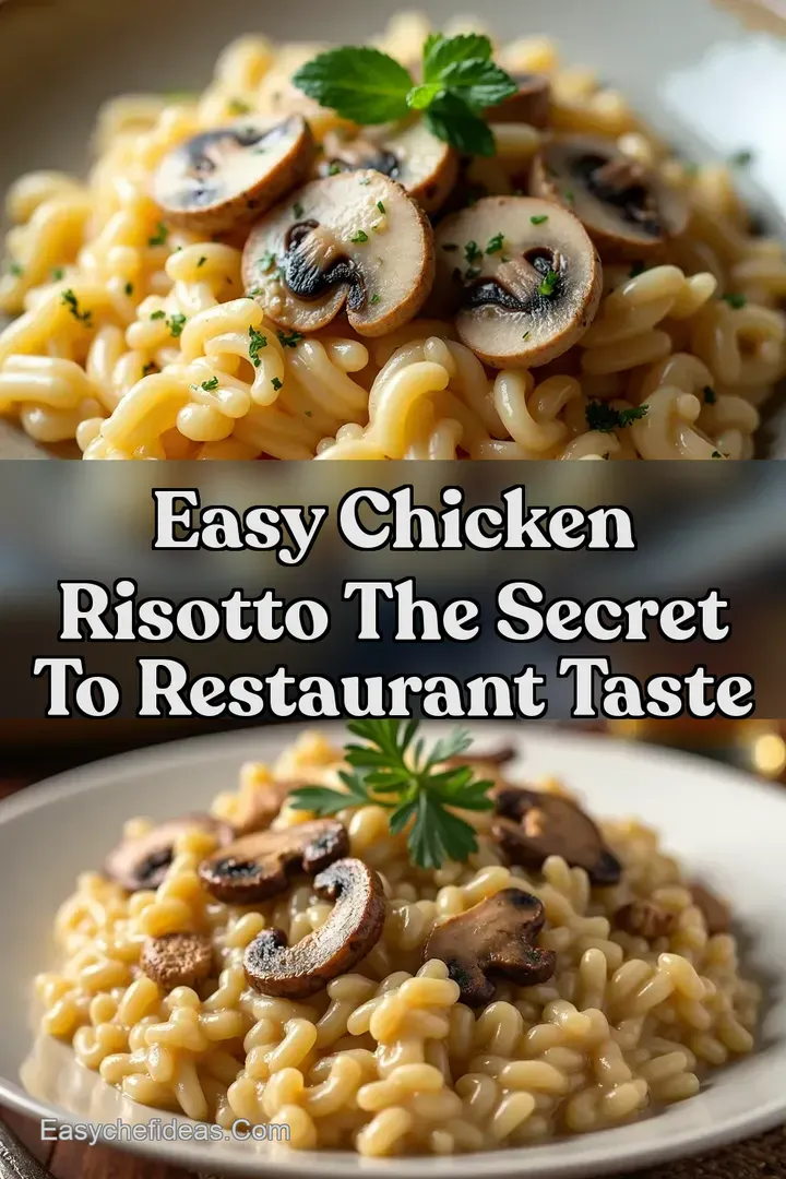 Easy Chicken Risotto The Secret To Restaurant Taste