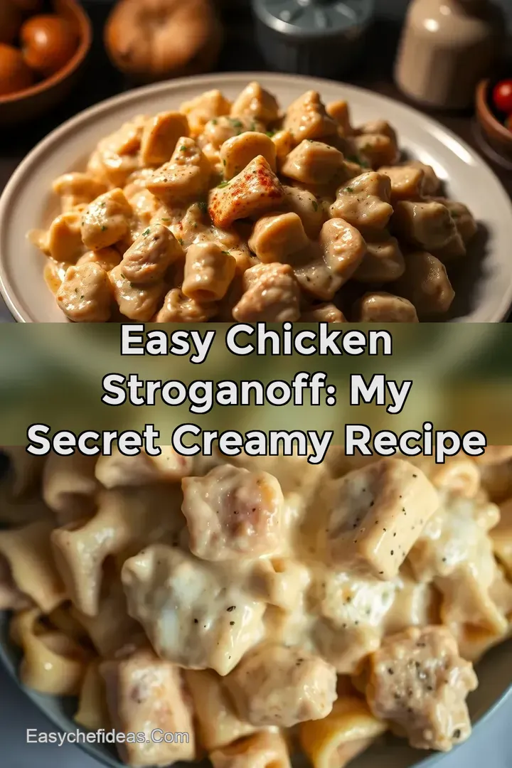 Easy Chicken Stroganoff: My Secret Creamy Recipe