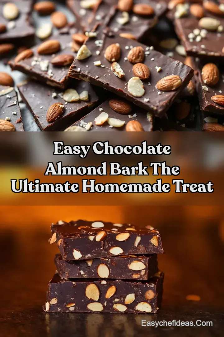 Easy Chocolate Almond Bark The Ultimate Homemade Treat
