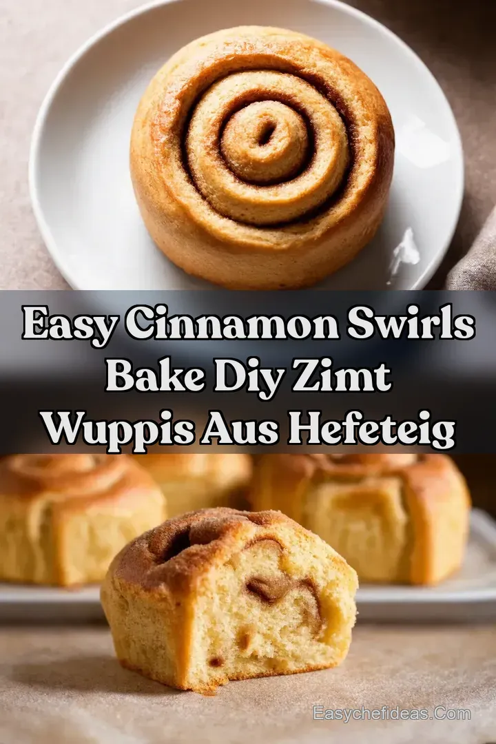 Easy Cinnamon Swirls Bake DIY Zimt Wuppis aus Hefeteig