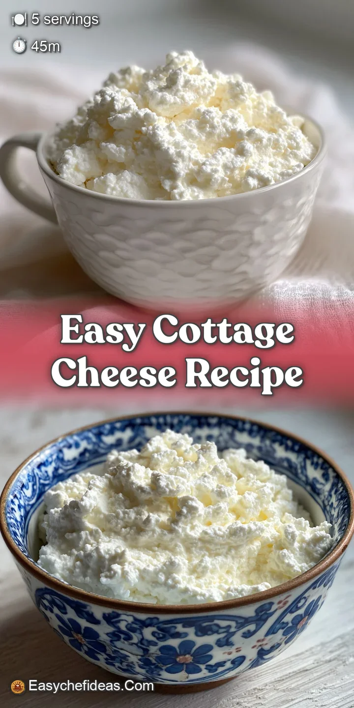 Close-up reveals the delicate, moist texture of the cottage cheese, its creamy white color contrasted with the subtle shee...