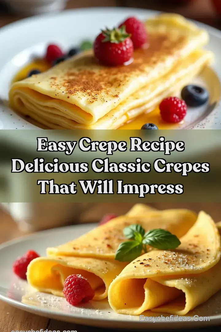 Easy Crepe Recipe Delicious Classic Crepes That Will Impress