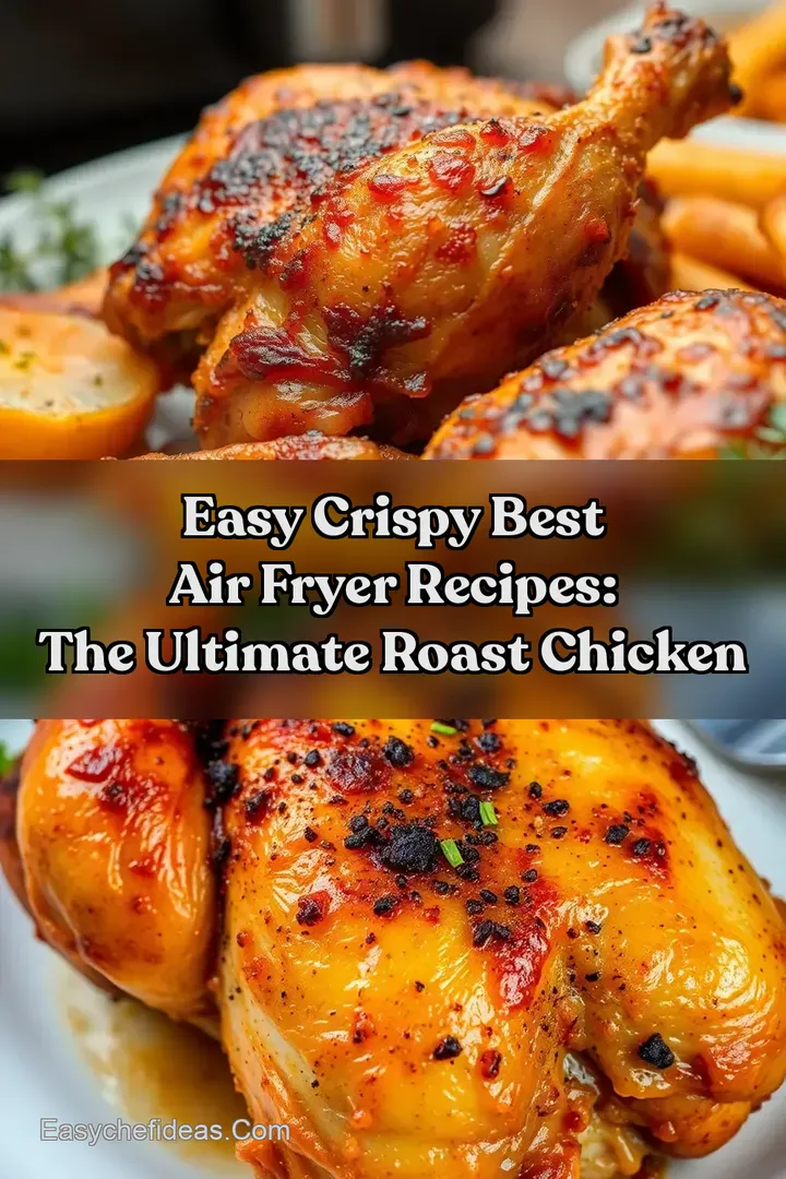 Easy Crispy best air fryer recipes: The Ultimate Roast Chicken