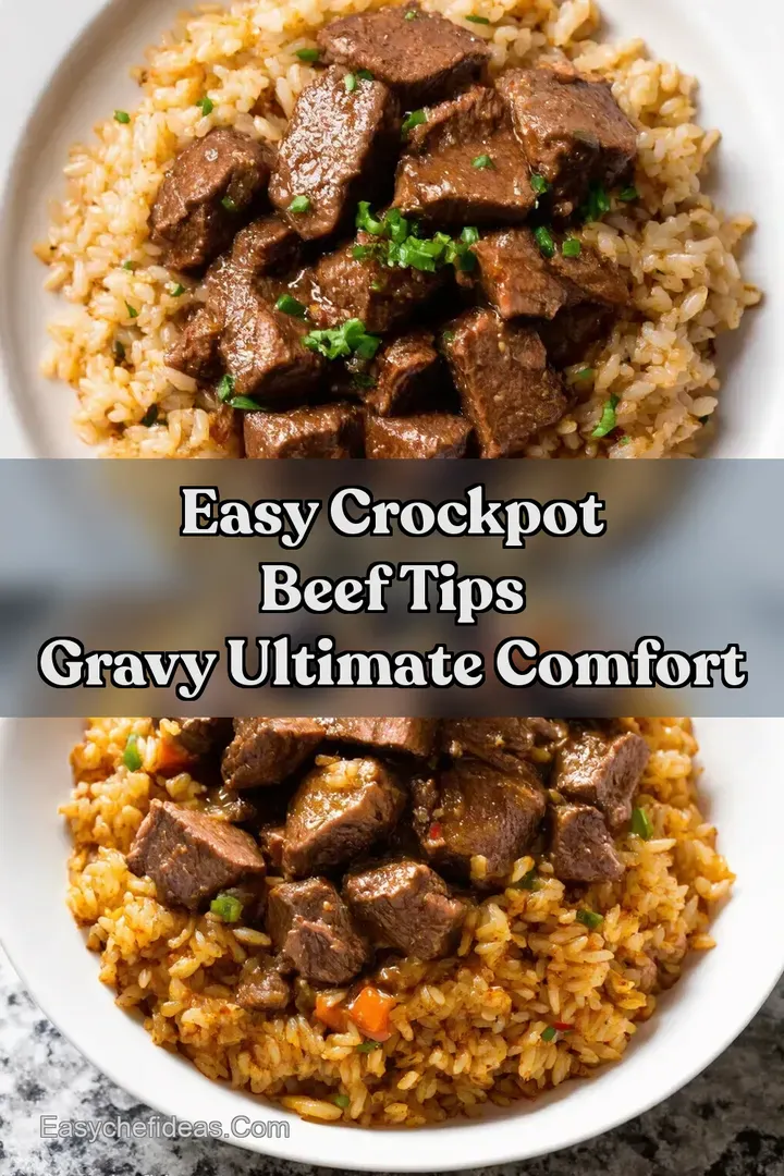 Easy Crockpot Beef Tips Gravy Ultimate Comfort