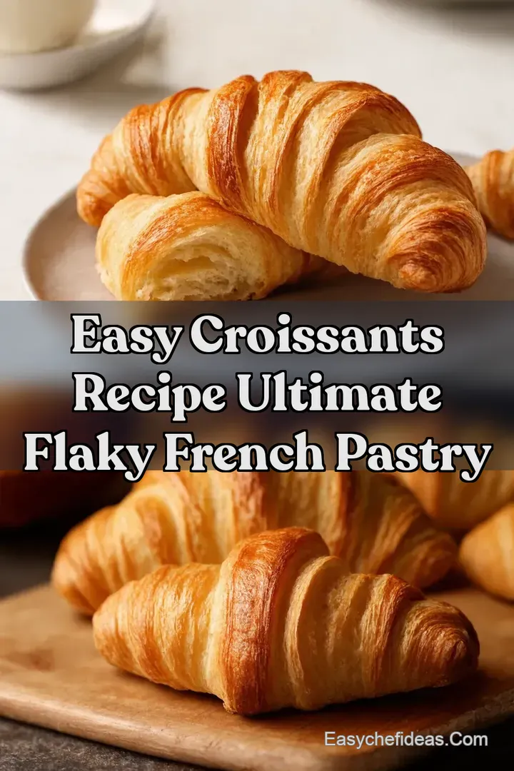 Easy Croissants Recipe Ultimate Flaky French Pastry