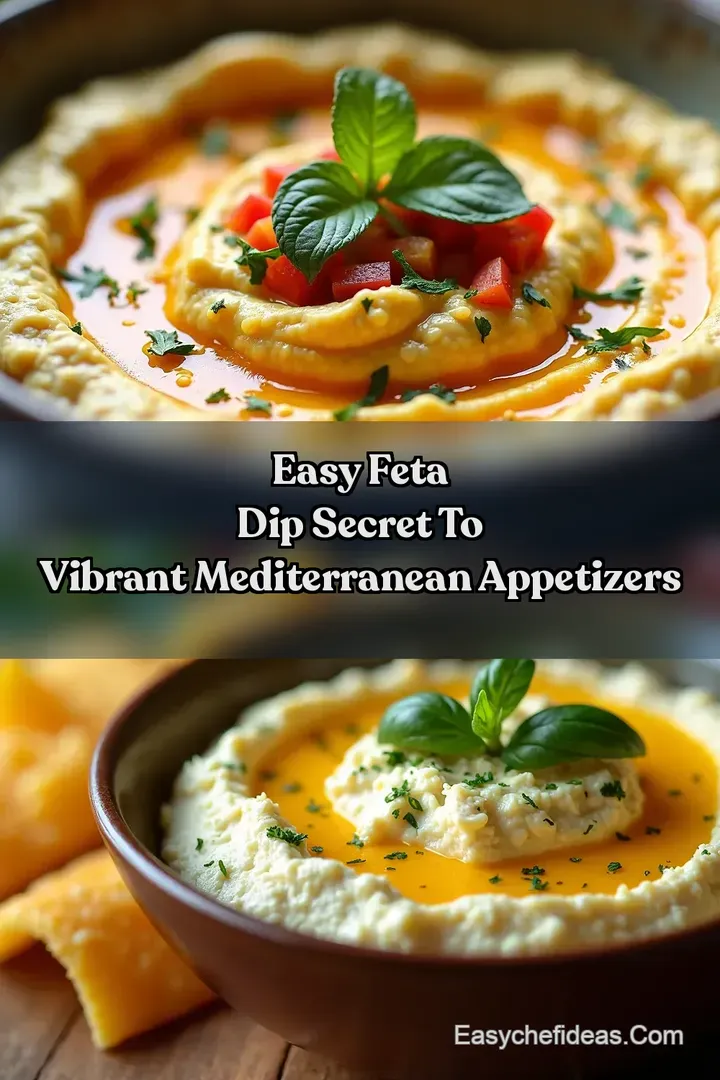 Easy Feta Dip Secret to Vibrant Mediterranean Appetizers