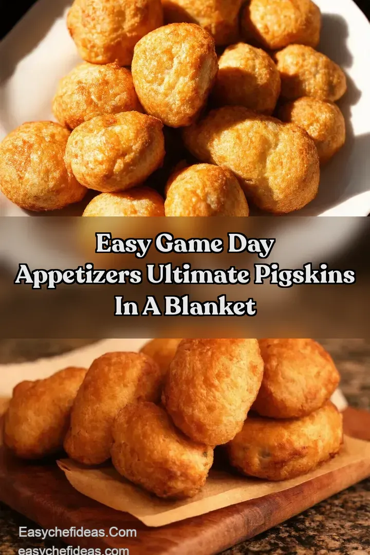 Easy Game Day Appetizers Ultimate Pigskins In A Blanket