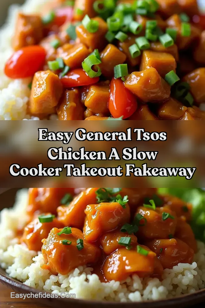 Easy General Tsos Chicken A Slow Cooker Takeout Fakeaway