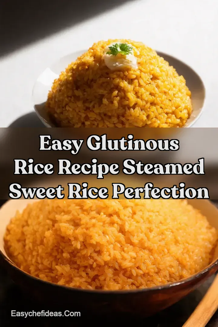 Easy Glutinous Rice Recipe Steamed Sweet Rice Perfection