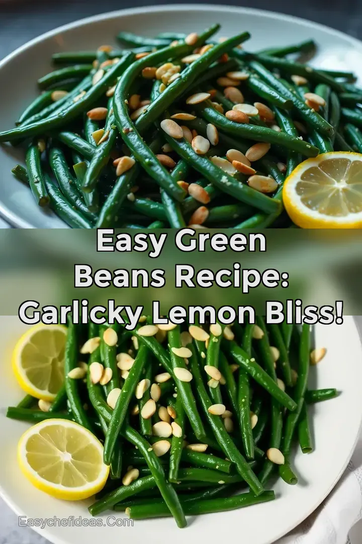 Easy Green Beans Recipe: Garlicky Lemon Bliss!