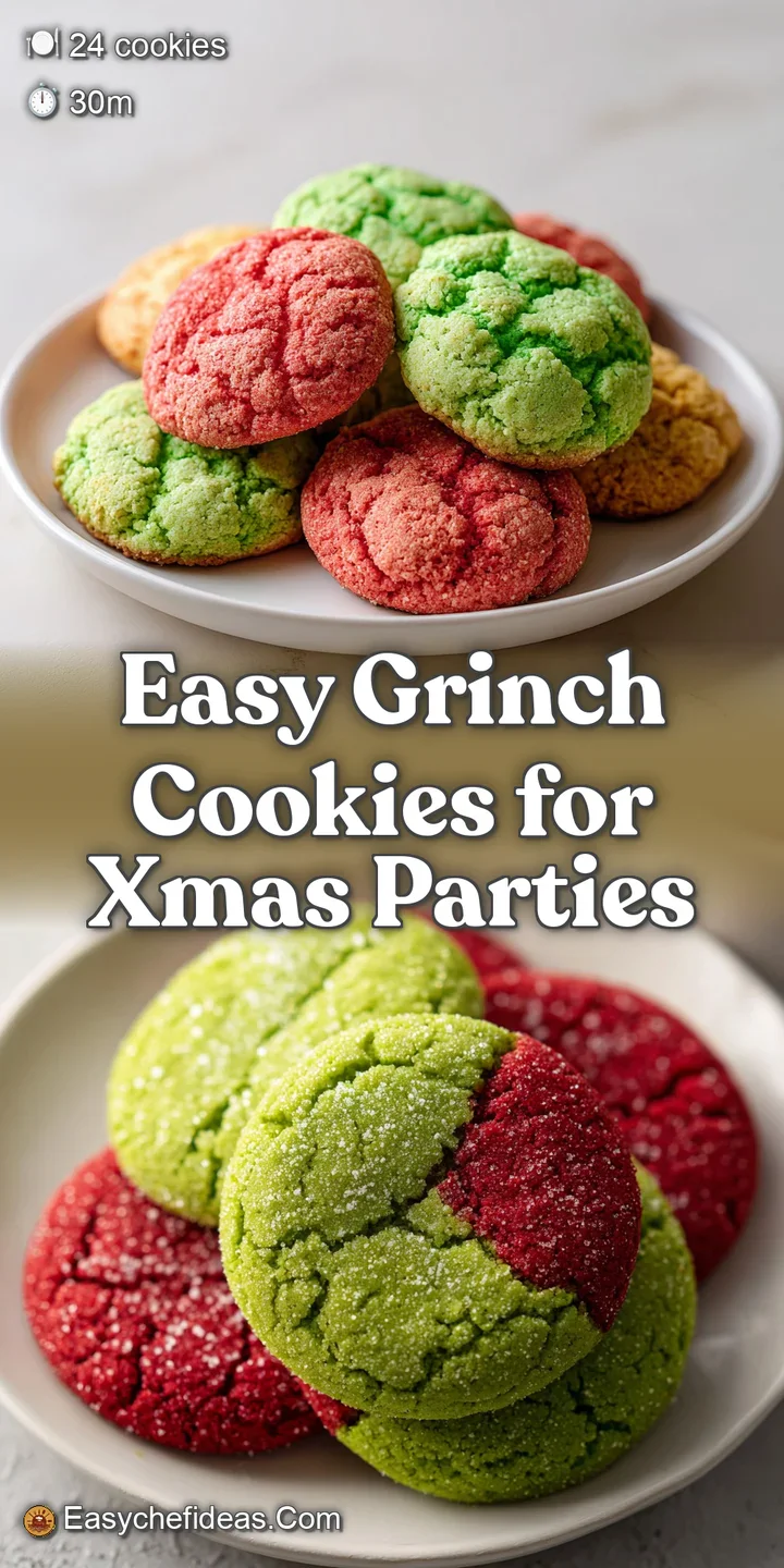 Close-up of a vividly green, soft-baked cookie, adorned with a single red heart sprinkle. Simple, sweet holiday baking.