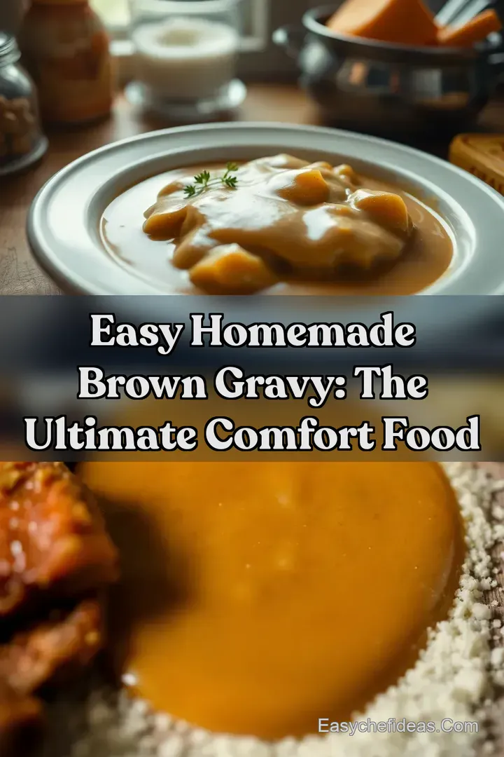 Easy Homemade Brown Gravy: The ULTIMATE Comfort Food