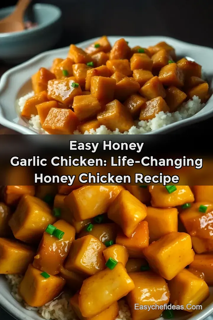 Easy Honey Garlic Chicken: Life-Changing Honey Chicken Recipe