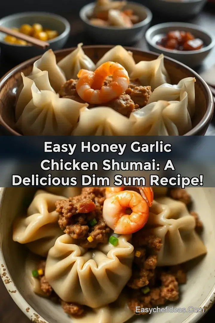 Easy Honey Garlic Chicken Shumai: A Delicious Dim Sum Recipe!
