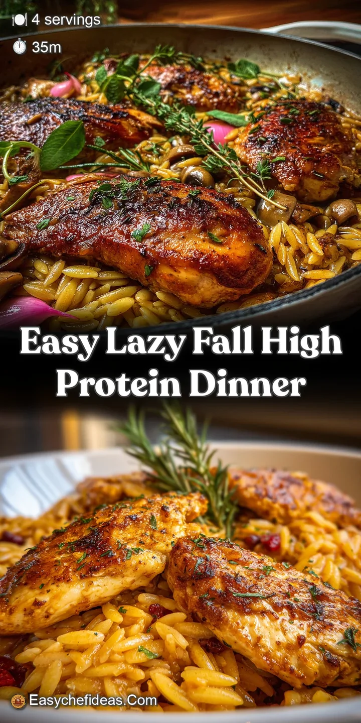 Close-up showcases moist chicken with browned skin nestled among sweet, roasted squash. Steam gently rises, suggesting war...