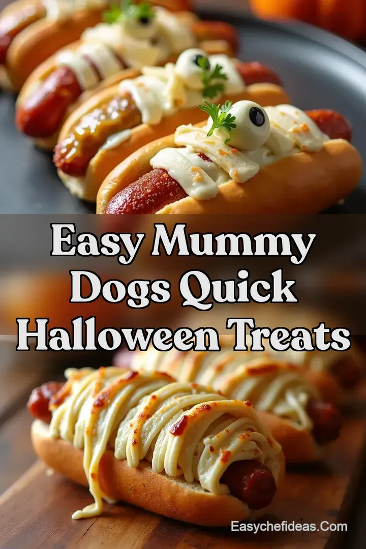 Easy Mummy Dogs Quick Halloween Treats