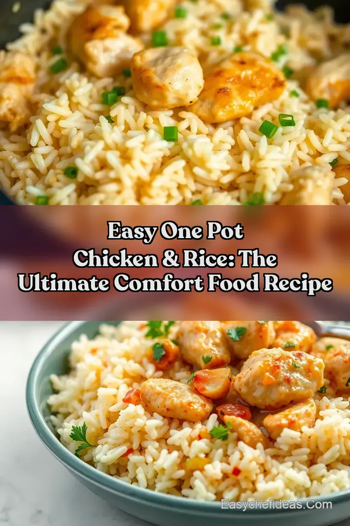 Easy One Pot Chicken & Rice: The Ultimate Comfort Food Recipe