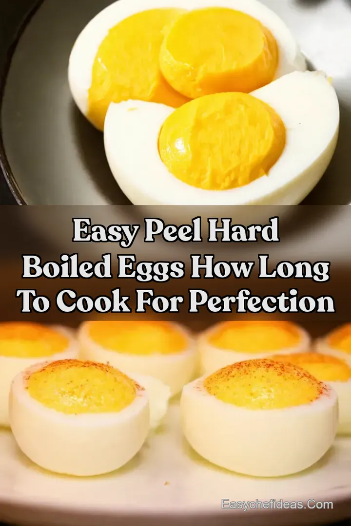 Easy Peel Hard Boiled Eggs How Long to Cook for Perfection
