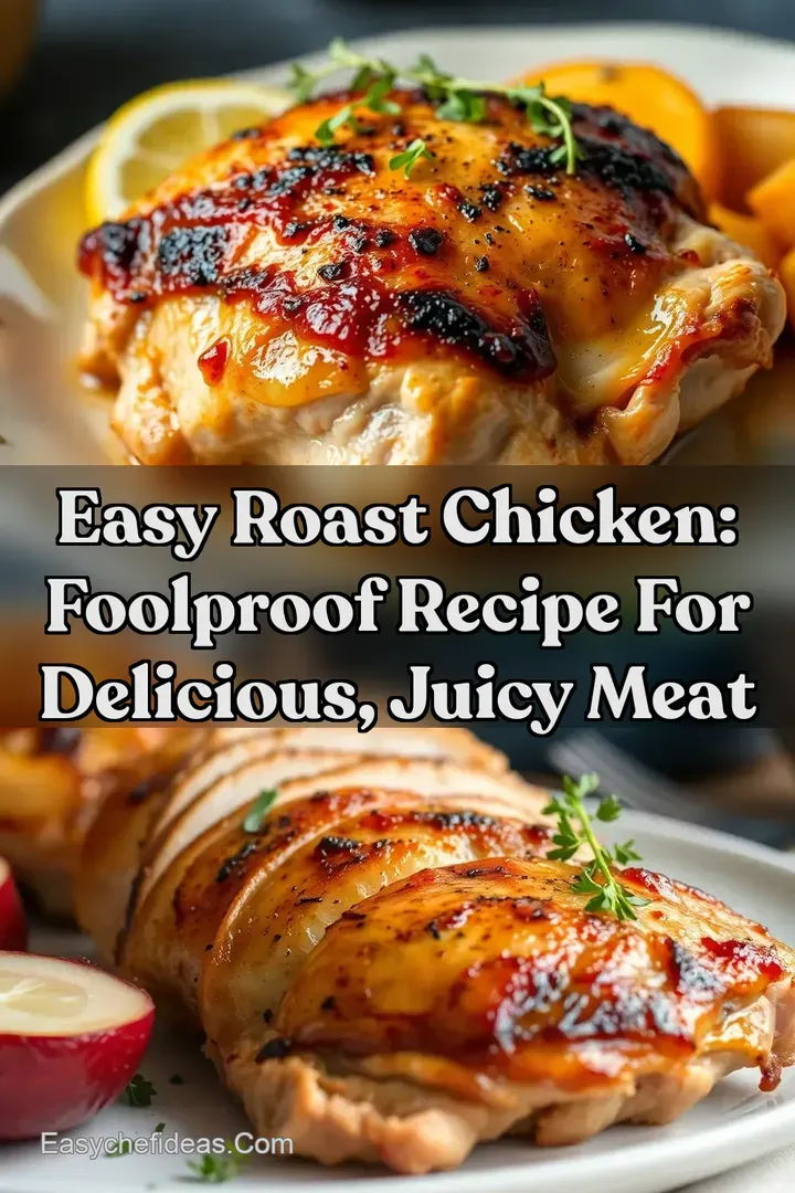 Easy Roast Chicken: Foolproof Recipe for Delicious Juicy Meat