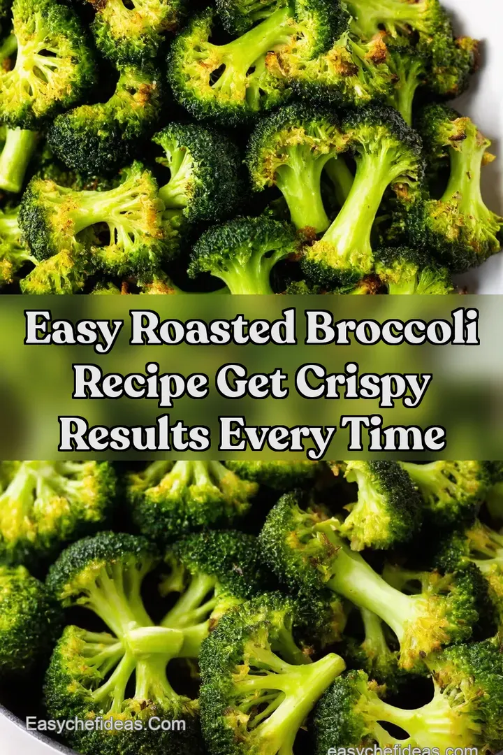 Easy Roasted Broccoli Recipe Get Crispy Results Every Time