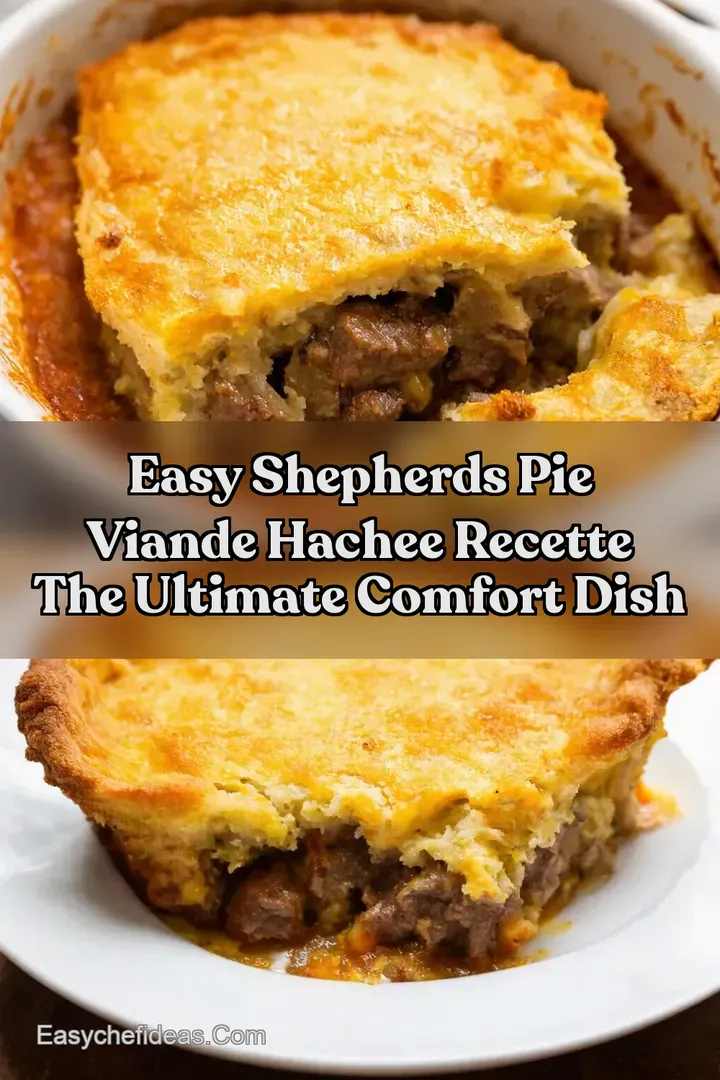 Easy Shepherds Pie viande hachee recette The Ultimate Comfort Dish