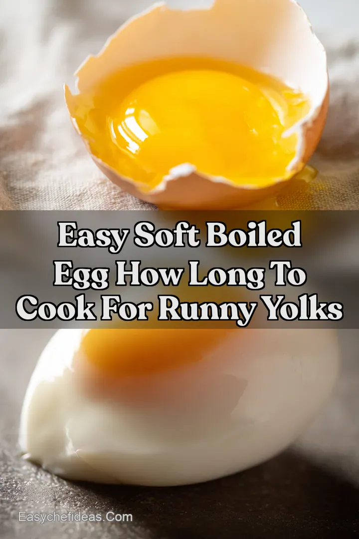 Easy Soft Boiled Egg How Long To Cook For Runny Yolks