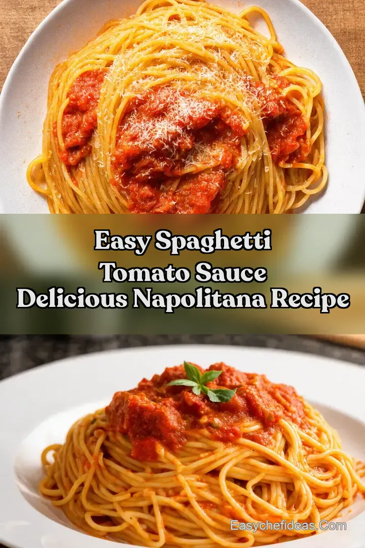 Easy Spaghetti Tomato Sauce Delicious Napolitana Recipe