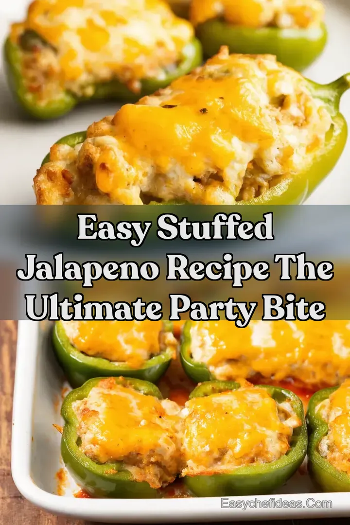 Easy Stuffed Jalapeno Recipe The Ultimate Party Bite