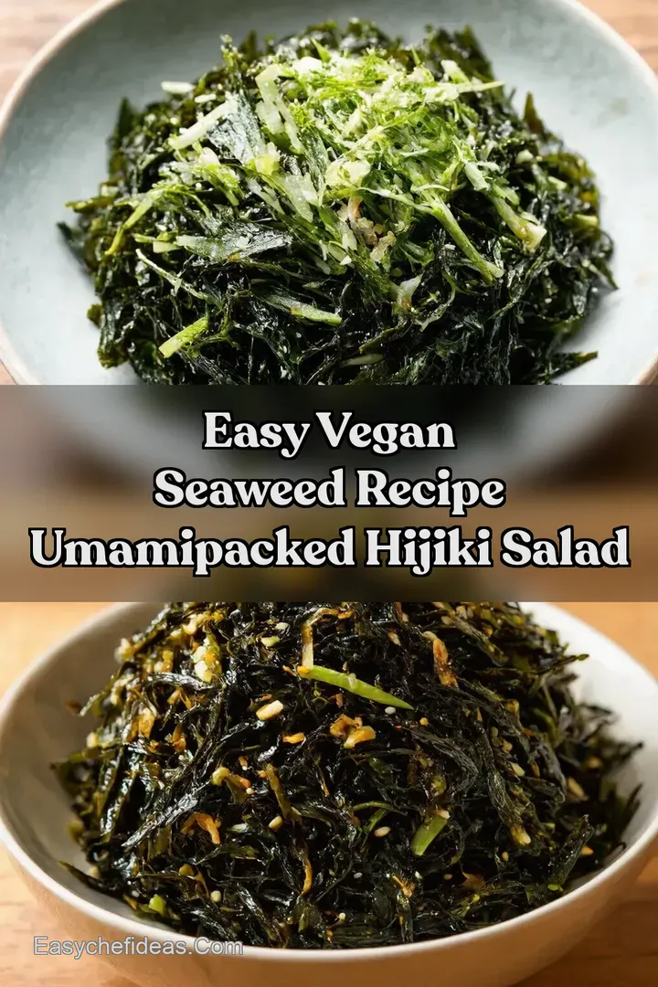 Easy Vegan Seaweed Recipe UmamiPacked Hijiki Salad