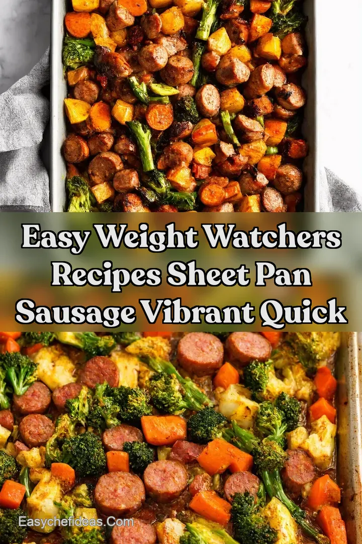 Easy Weight Watchers Recipes Sheet Pan Sausage Vibrant Quick