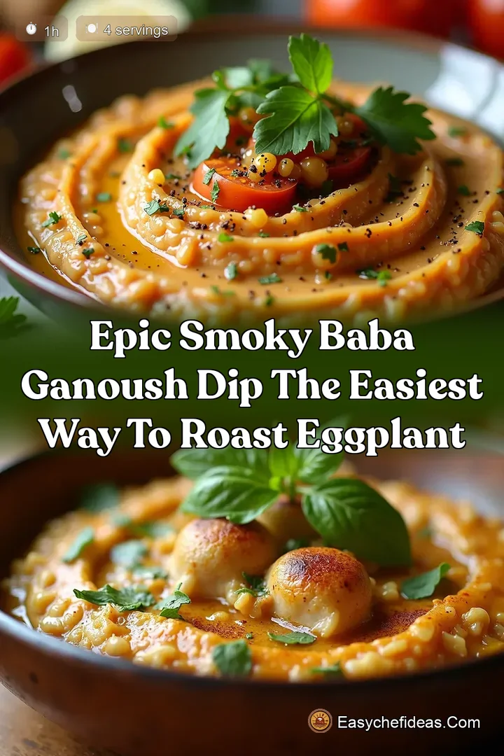 Epic Smoky Baba Ganoush Dip The Easiest Way To Roast Eggplant