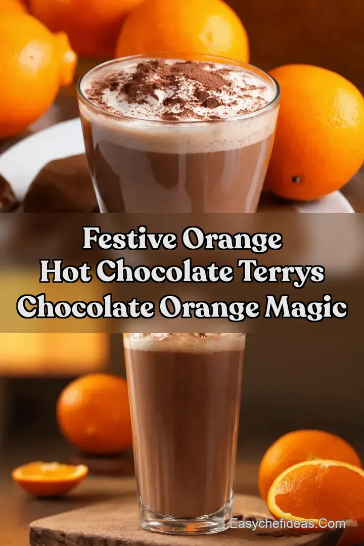 Festive Orange Hot Chocolate Terrys Chocolate Orange Magic
