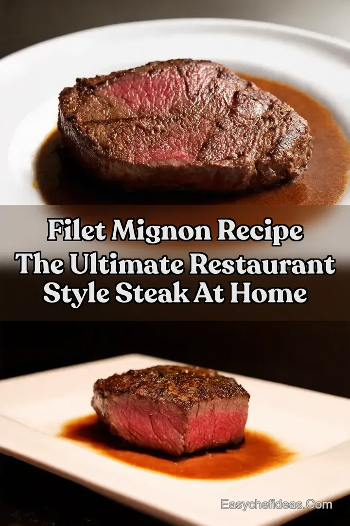 Filet Mignon Recipe The Ultimate Restaurant Style Steak at Home