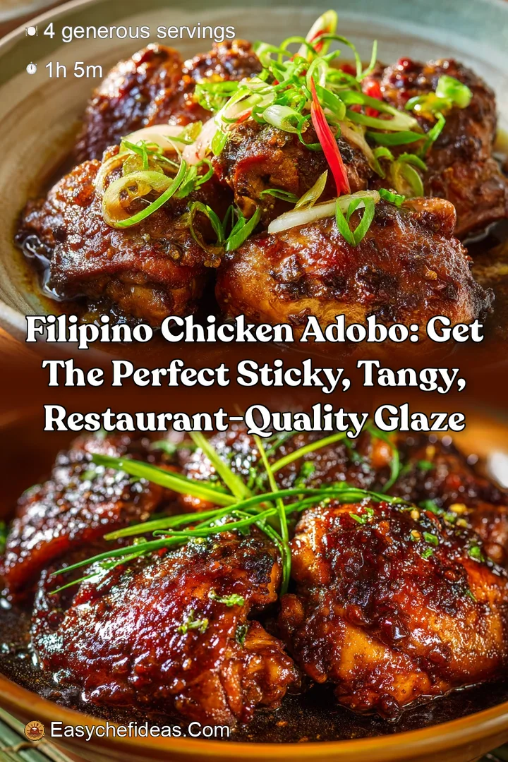 Filipino Chicken Adobo: Get The Perfect Sticky Tangy Restaurant-Quality Glaze