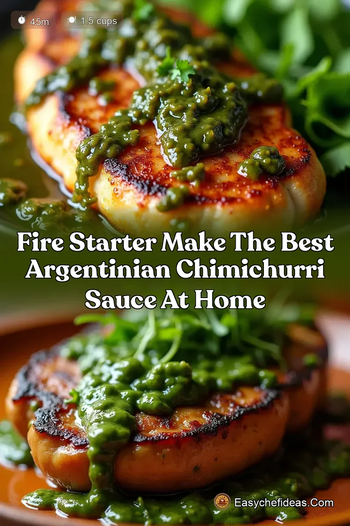 Fire Starter Make the Best Argentinian Chimichurri Sauce at Home