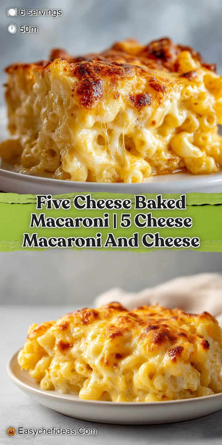 Extreme close-up of molten, stretchy melted cheese pulling away from tender pasta shells in a rich, golden sauce.