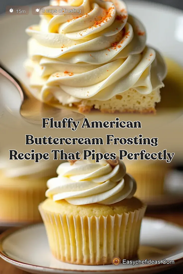 Fluffy American Buttercream Frosting Recipe That Pipes Perfectly